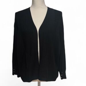 89th & Madison Rayon Blend Flattering Varying Knit Open Front Cardigan NWT Sz 1x